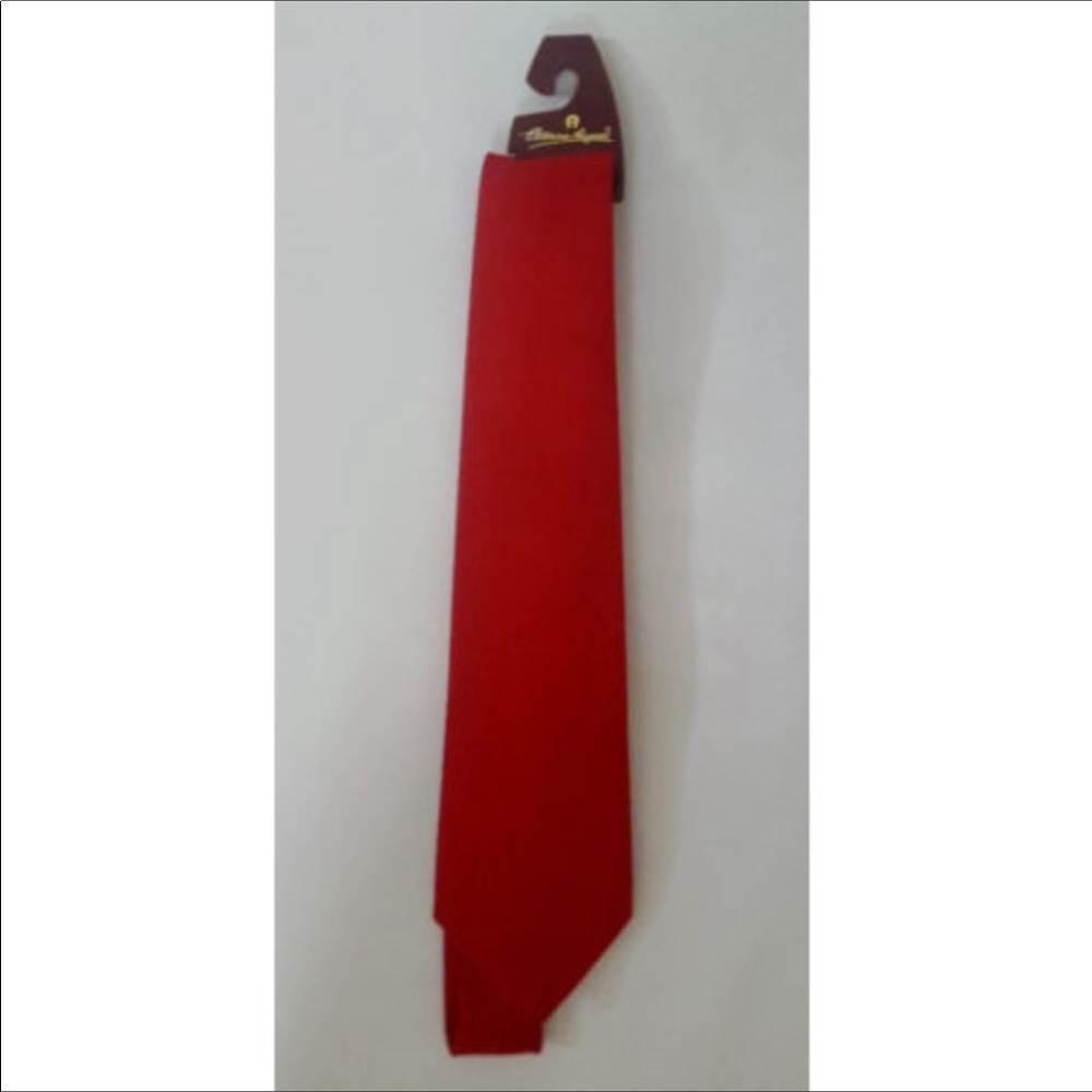 Red Polyester Tie